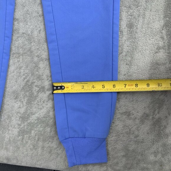 Figs Scrub Pants Womens XS Tall Zamora Jogger Nurse Workwear Capri Blue Medical - Picture 6 of 16